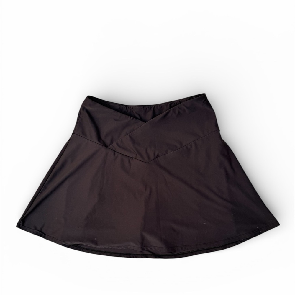 Black Athletic Skort with Built-In Shorts | Size Medium